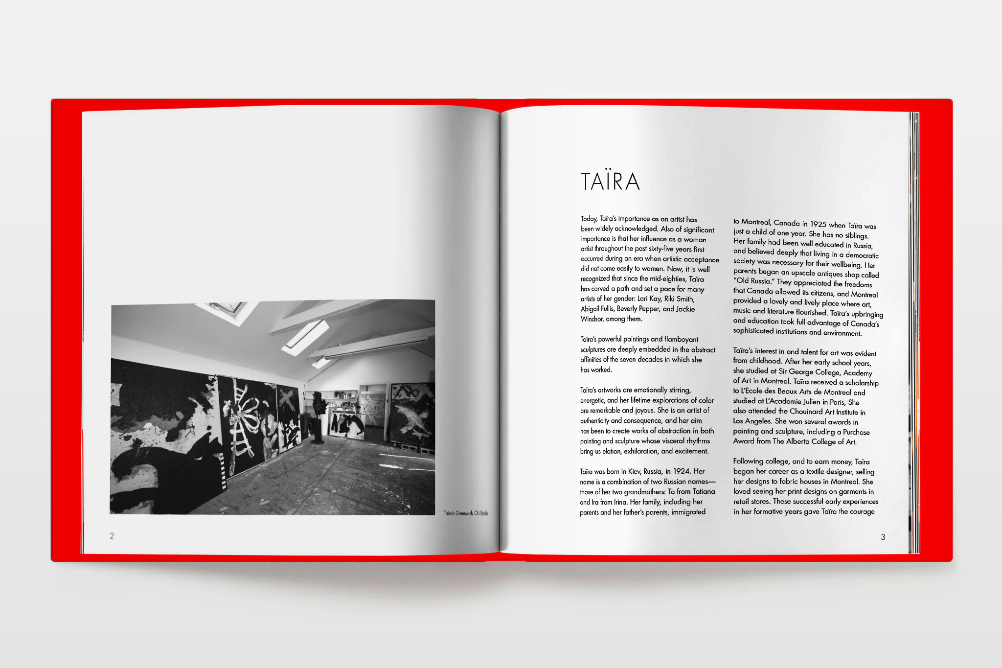 Taira book design